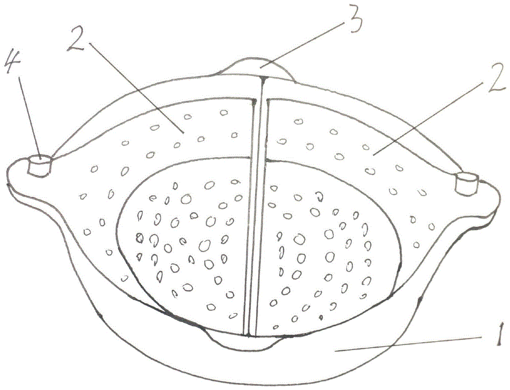 Lifting double-layer hotpot dish