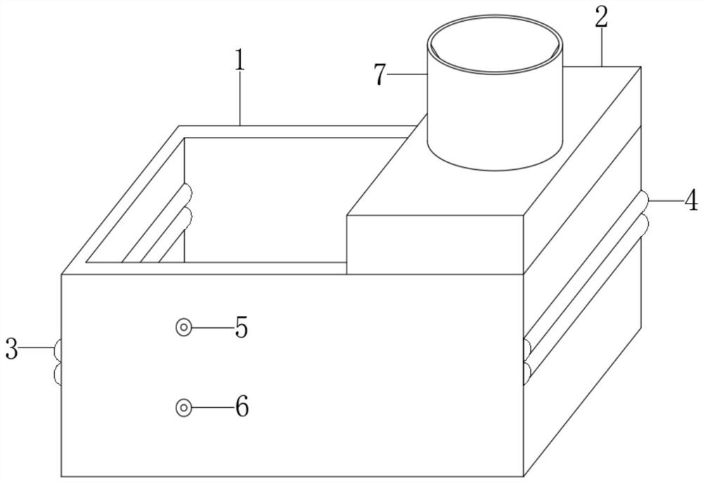 Garment fabric dip-dyeing equipment based on garment production and processing