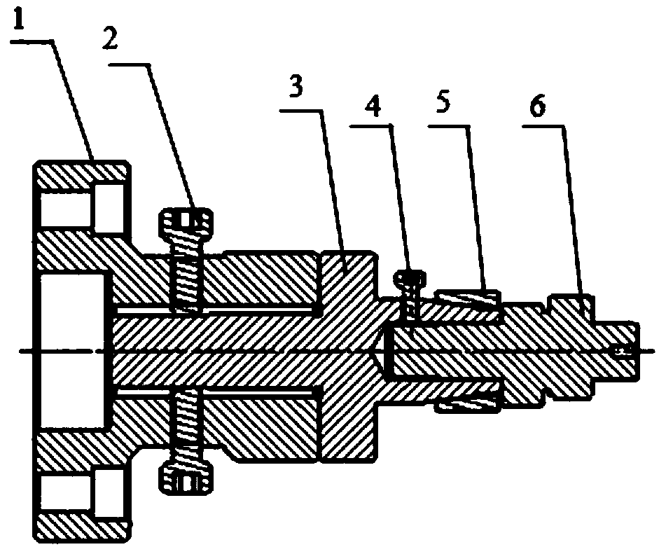 Precision grinding method for eccentric circle of crankshaft and special eccentric tool fixture