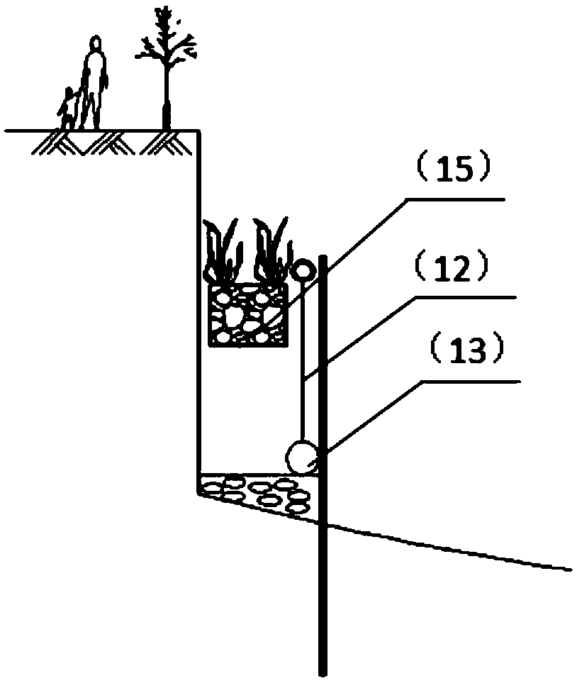 Low source-controlling sewage-intercepting system and construction method