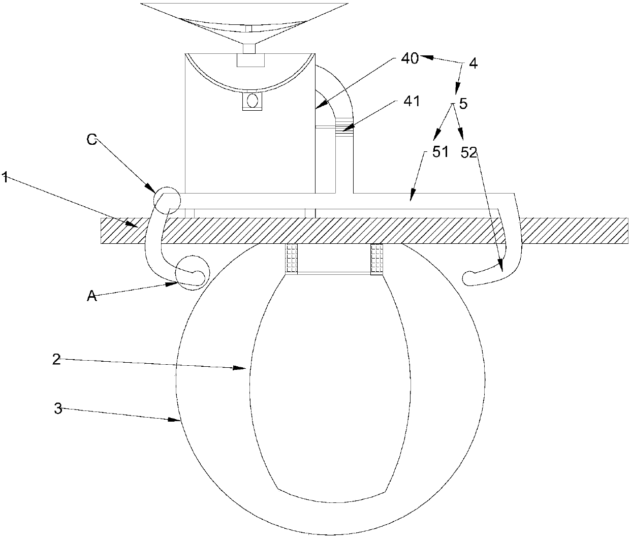 Lifting-type environment-friendly street lamp