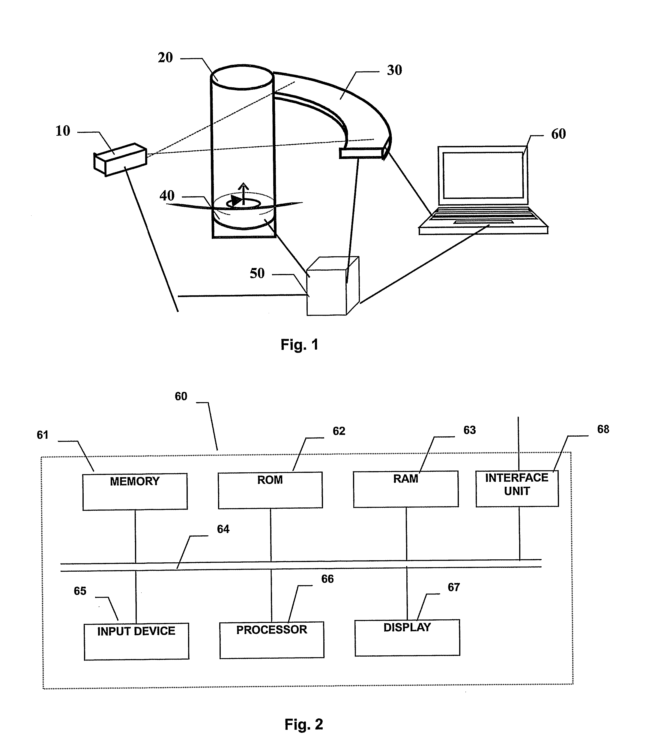 Method and device for inspection of liquid articles