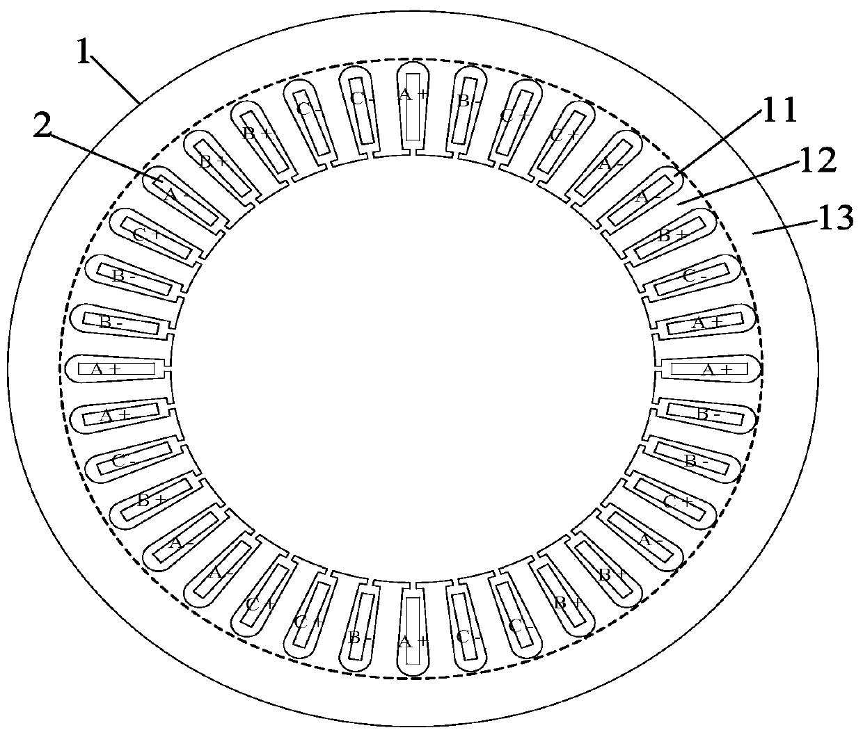 Quadrature-direct axis reluctance controllable permanent magnet brushless motor