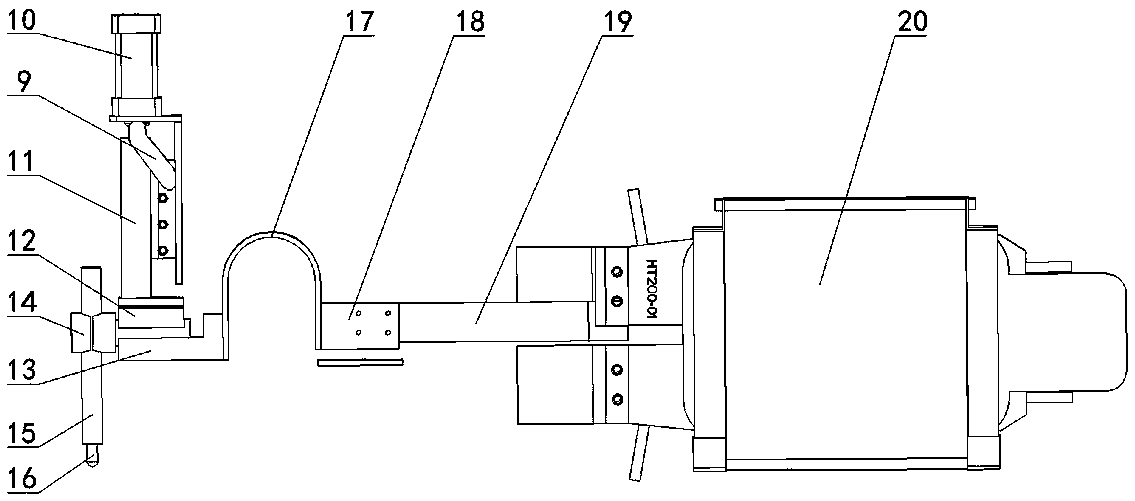 Same-side multi-head resistance welding machine for frame and skin