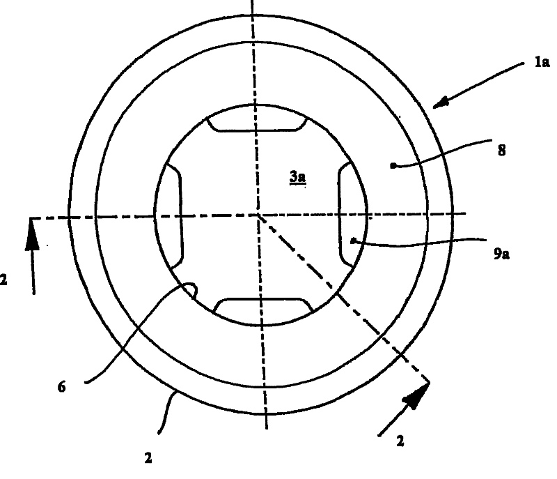 Plate valve for tensioining systems for traction means