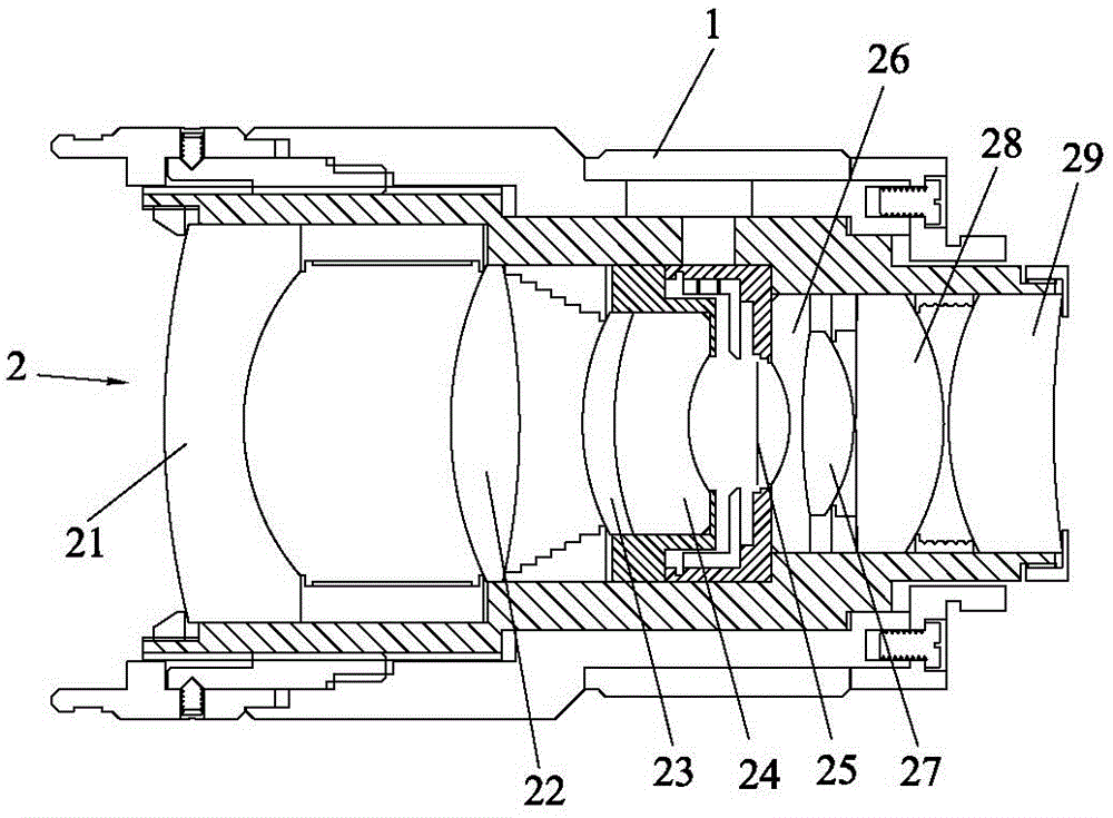 16mm prime machine visual lens