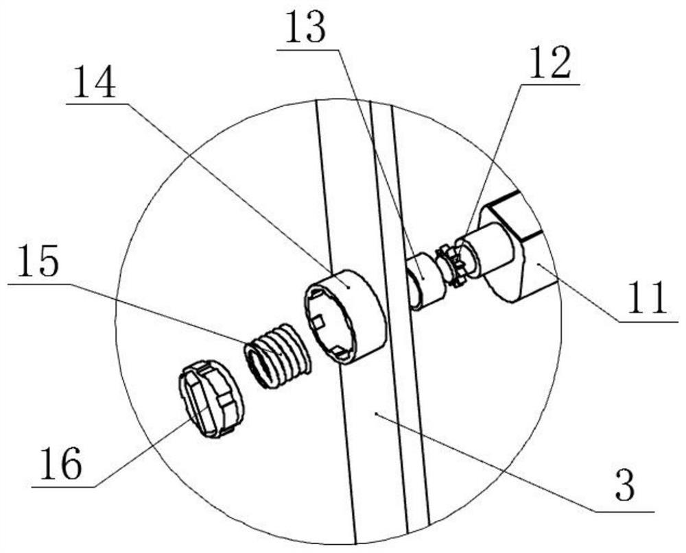 Novel cultivation frame device for corn breeding