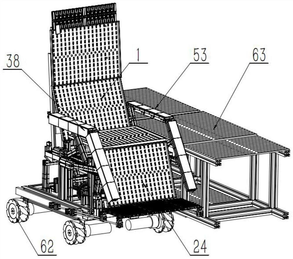 A bed and chair device for helping the elderly living alone to complete daily activities