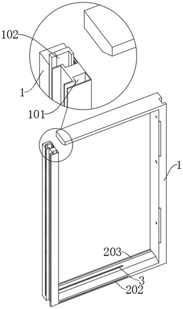 A corrosion-resistant outward-opening aluminum alloy door and window