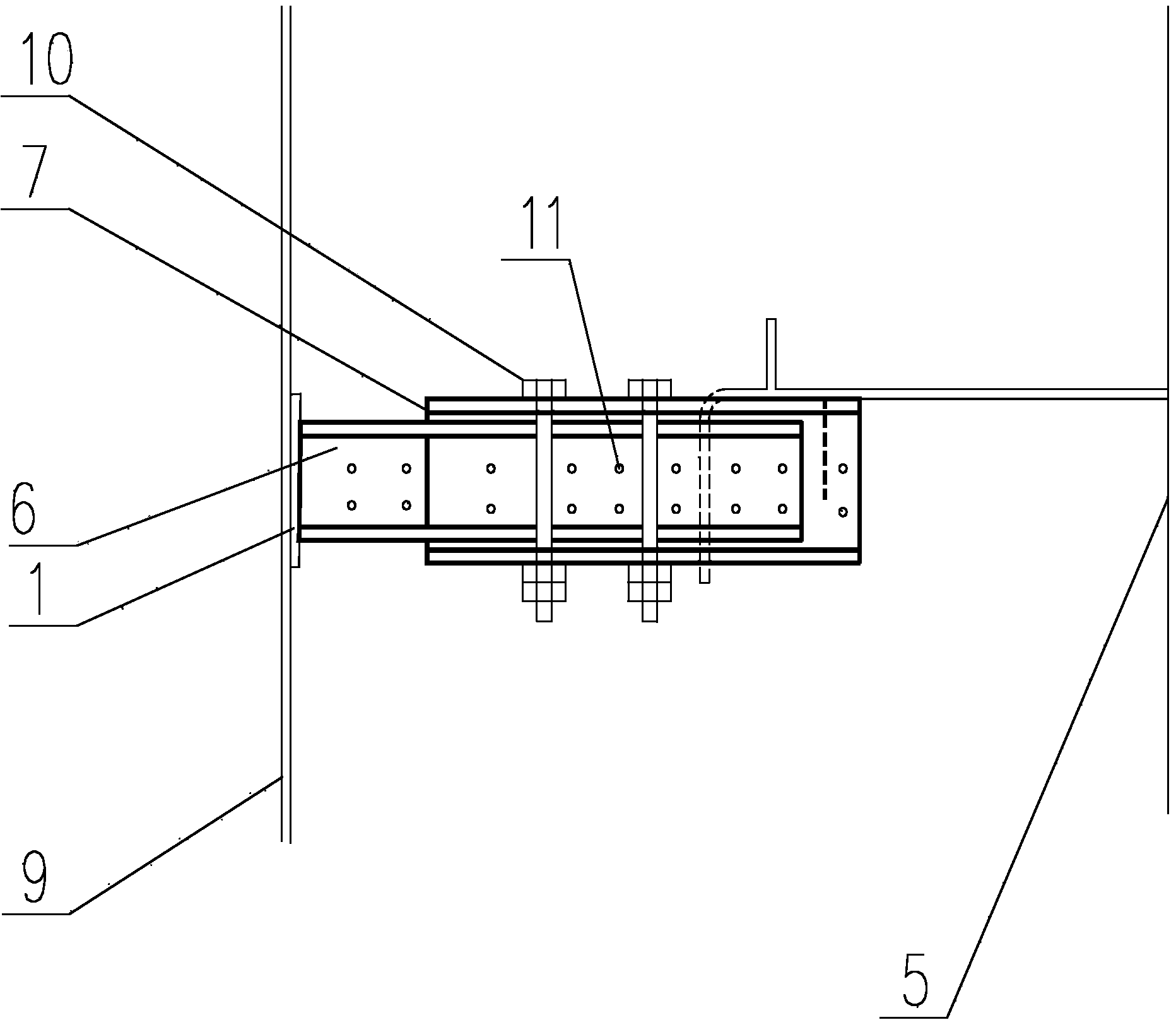 Gas holder piston oil groove separating weir