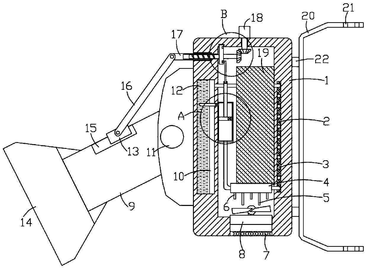 Tunnel safety monitoring device based on optical fiber sensor