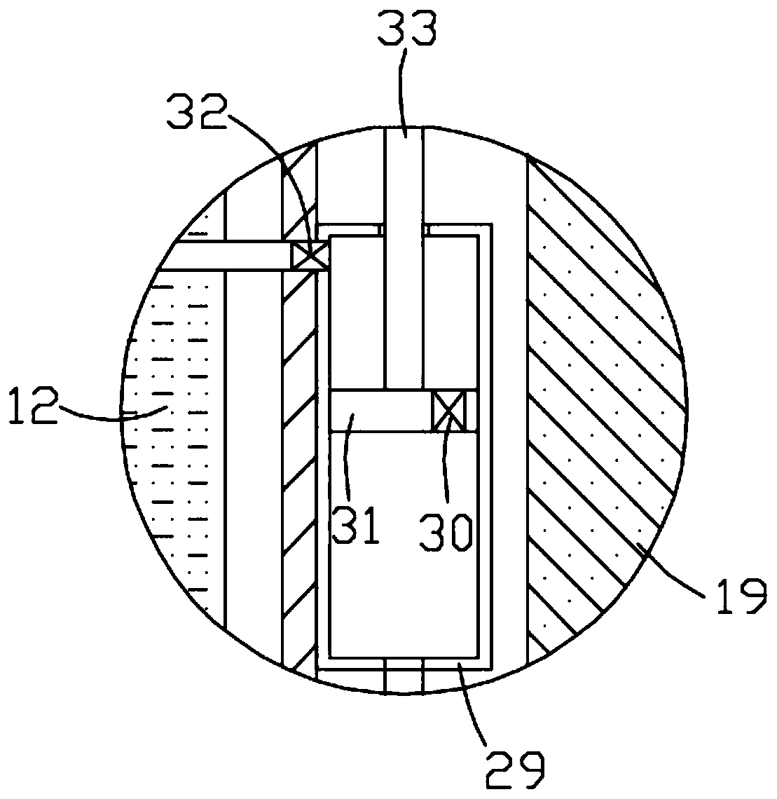 Tunnel safety monitoring device based on optical fiber sensor