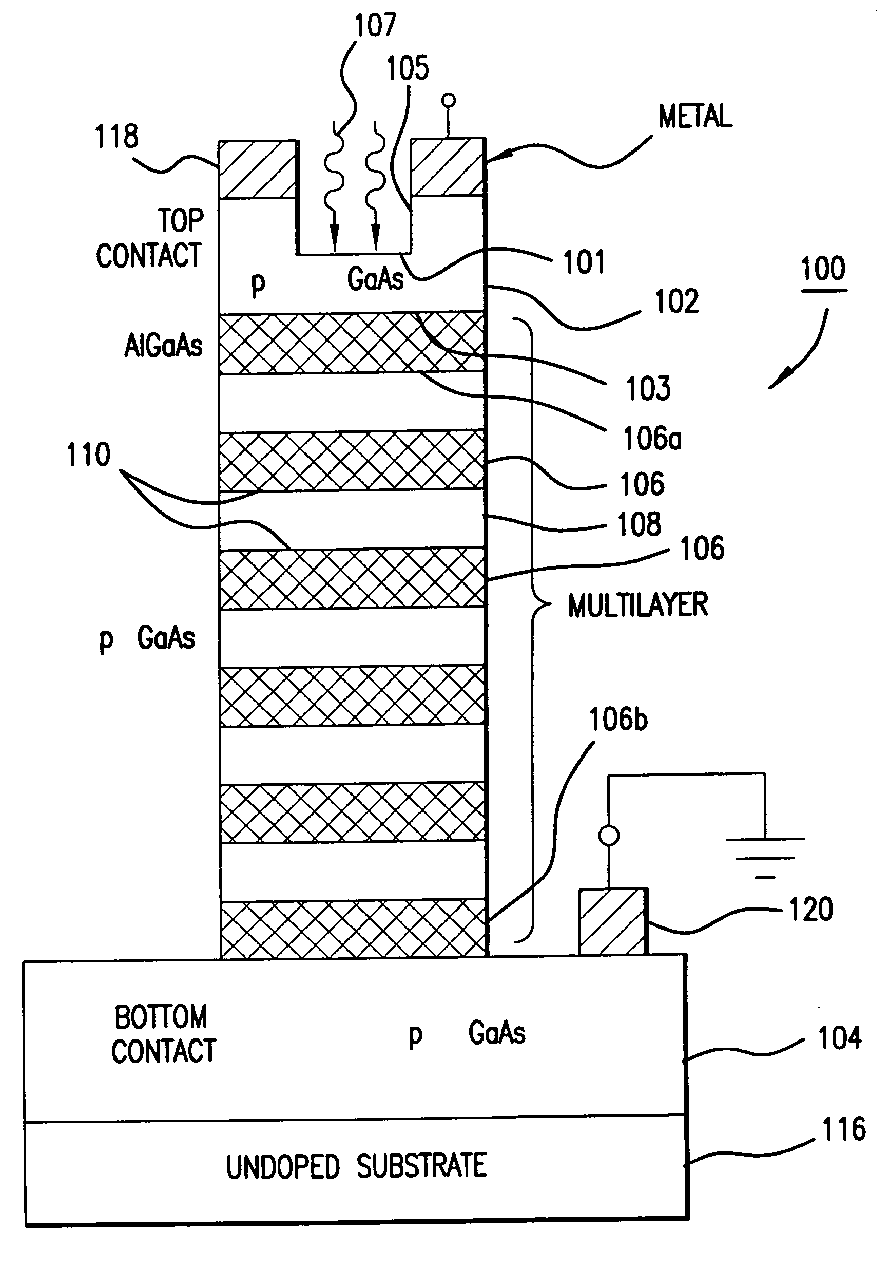 Heterojunction far infrared photodetector