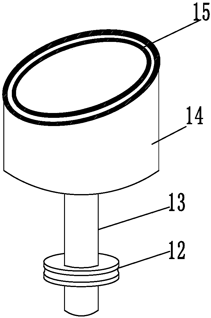 High-efficiency edge grinding device for ceramic production