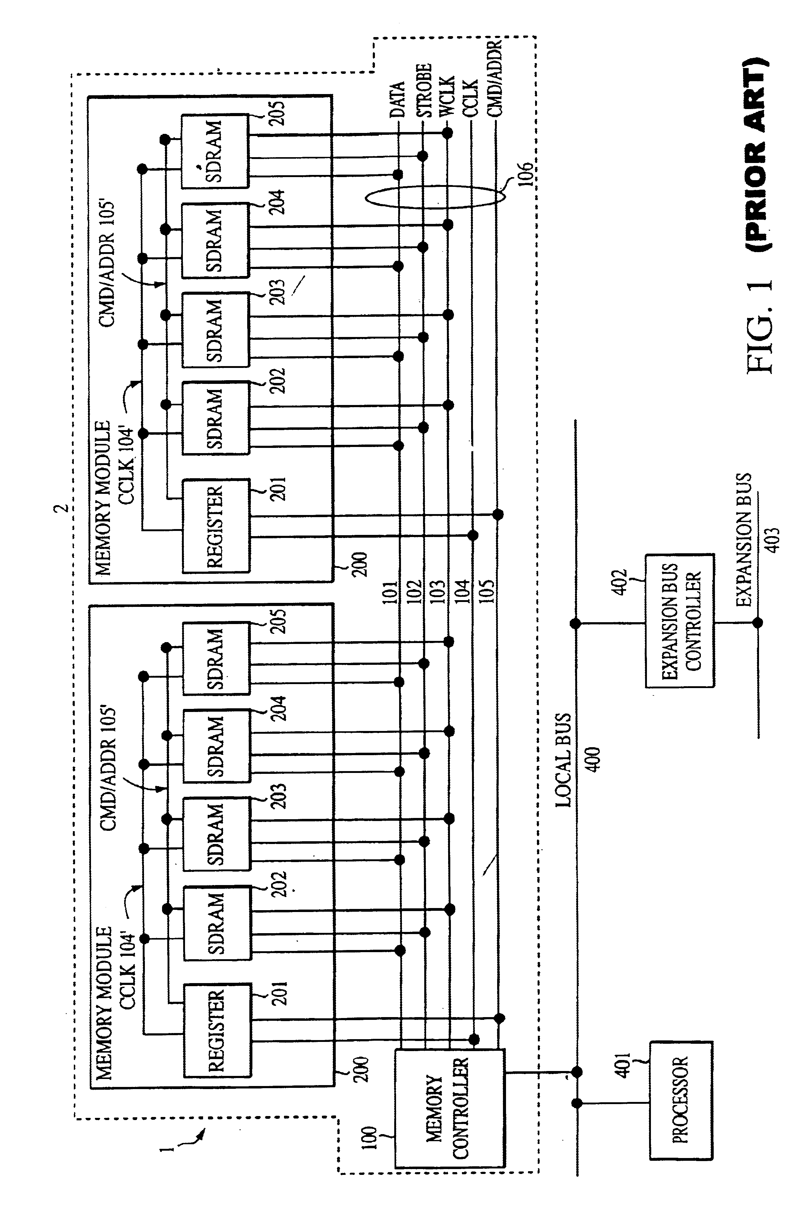 Synchronized write data on a high speed memory bus