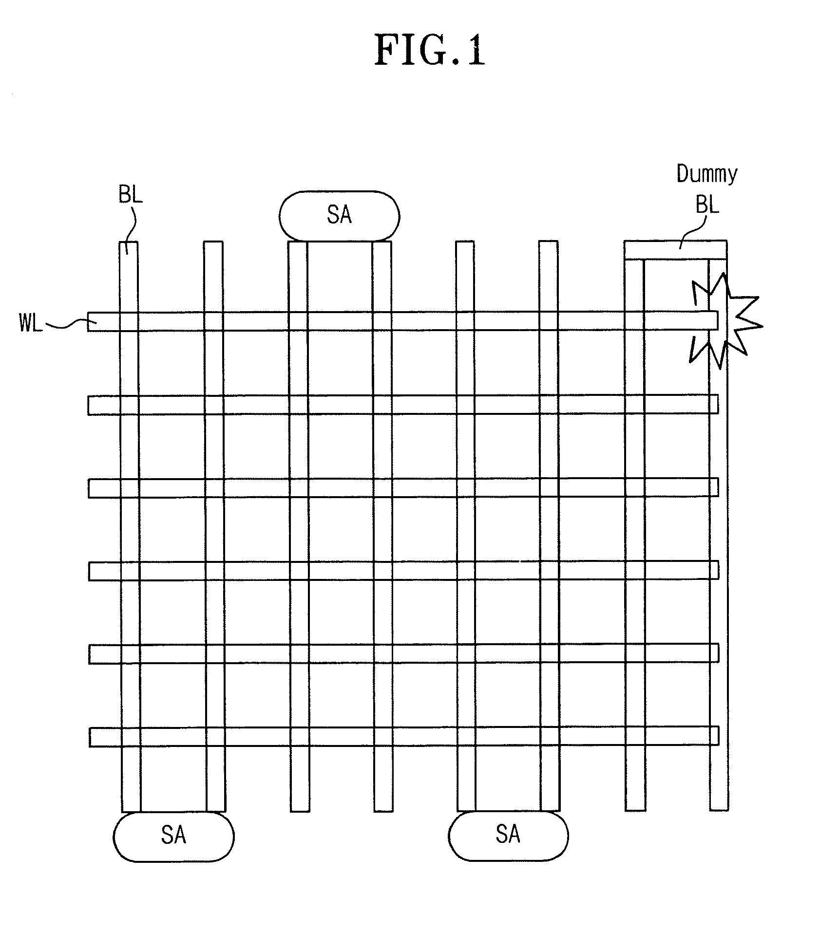 Semiconductor memory device maintaining word line driving voltage