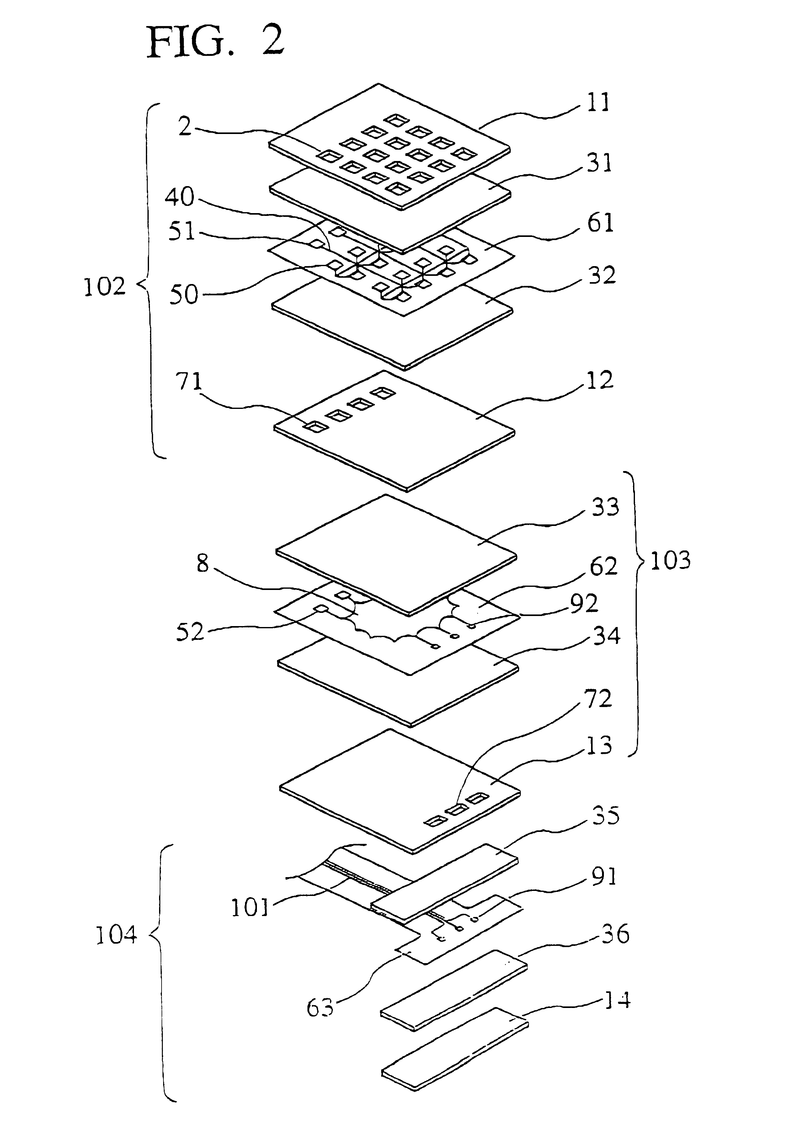 Planar antenna for beam scanning