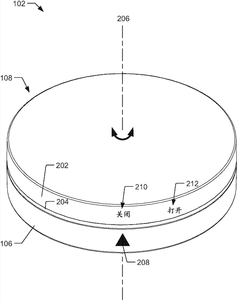 Wet/dry compact with multi-stage opening