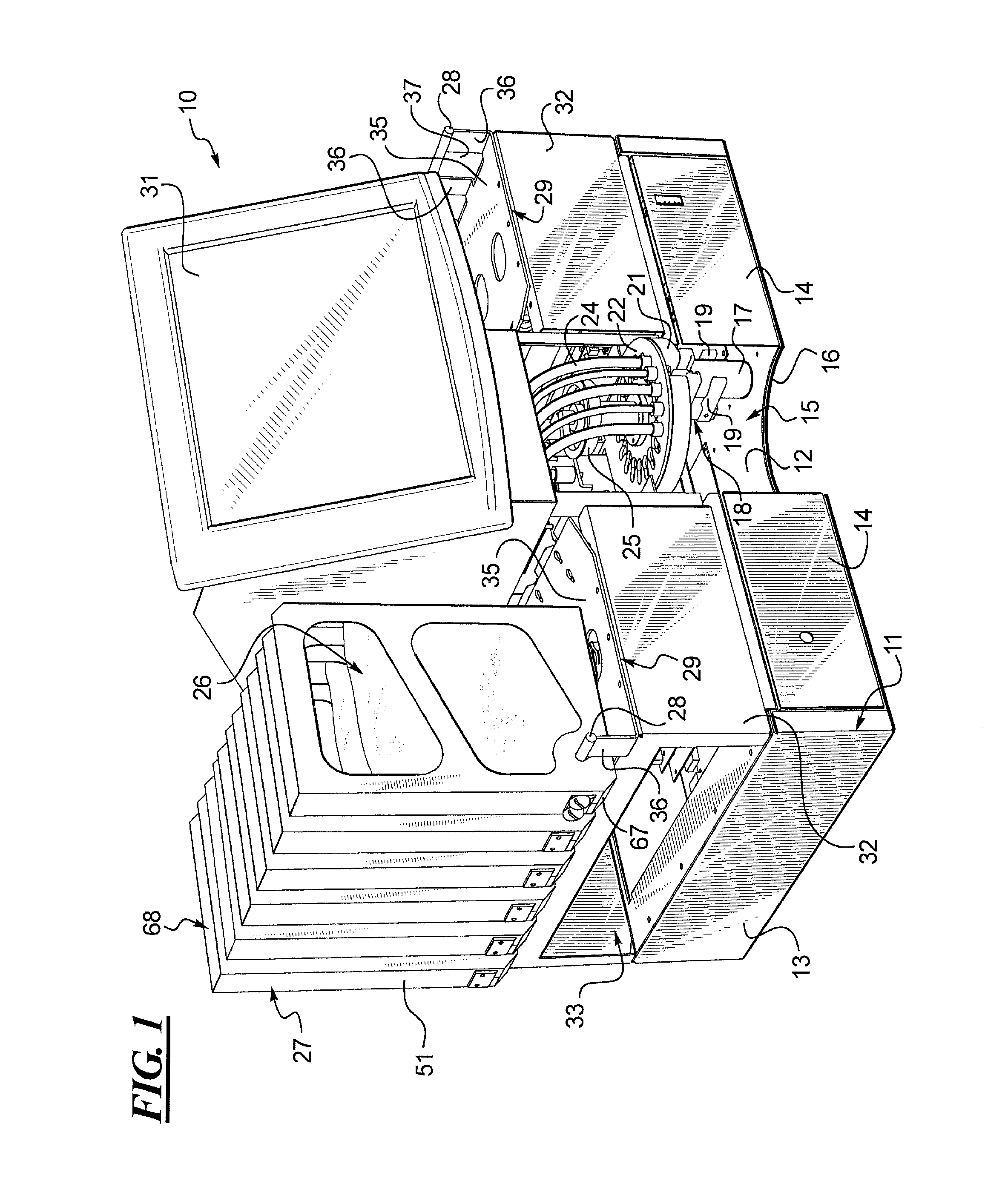 Shelving systems and holders for flexible bags for containing fluid for use in fluid dispensing systems