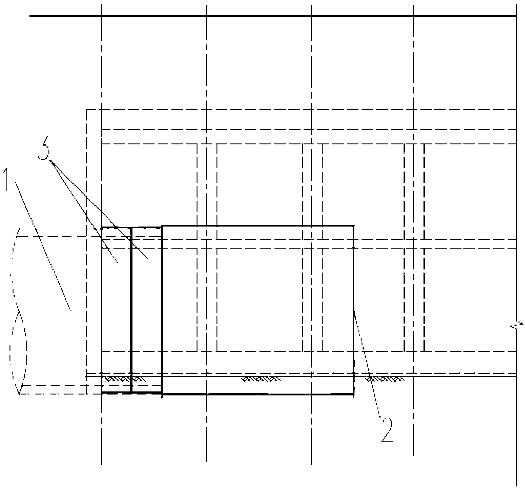 Construction method for shield tunneling machine retaining structure taking position firstly and being constructed secondly and for shield shaft excavation