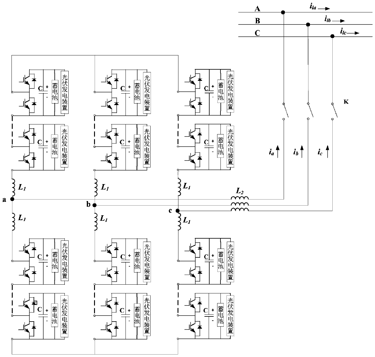 Modularized multi-level comprehensive apparatus combined with photovoltaic generation