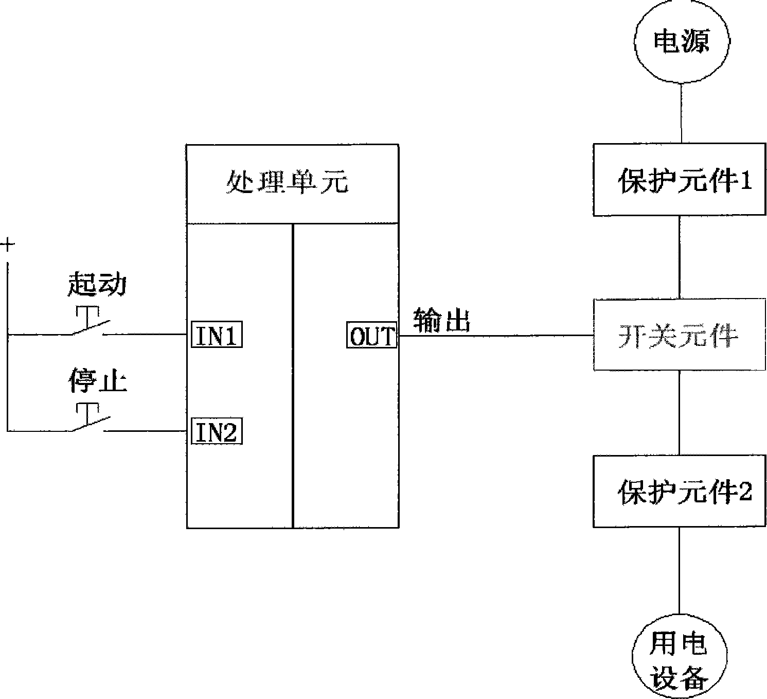 Circuit for controlling device switch and control method thereof