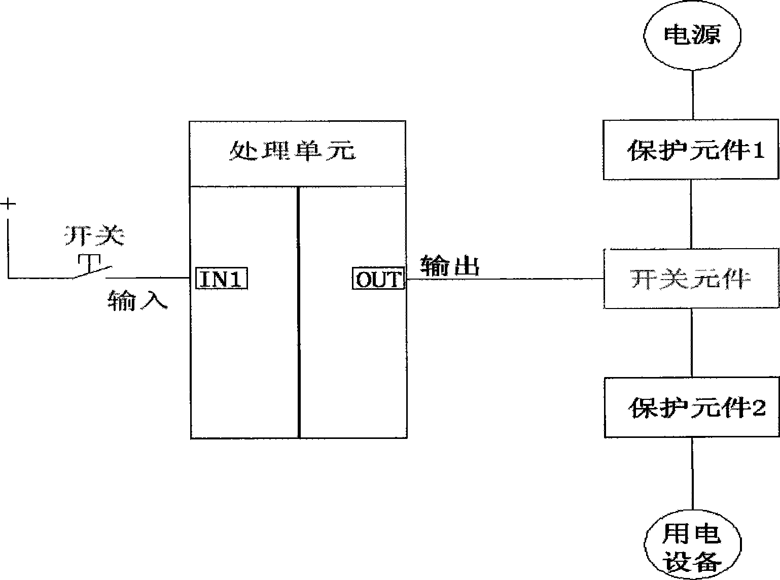 Circuit for controlling device switch and control method thereof