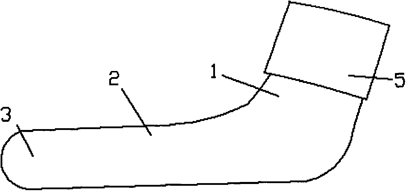 Opening turning socks with automatic light emitting function