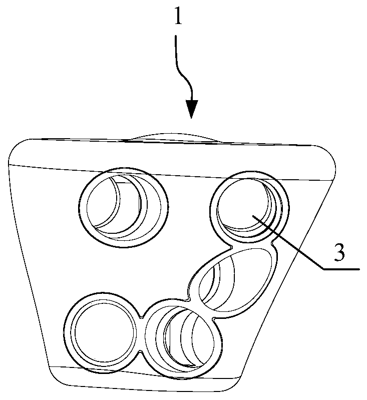 Bone defect repair scaffold, and construction method and preparation method thereof, computer-readable storage medium and equipment