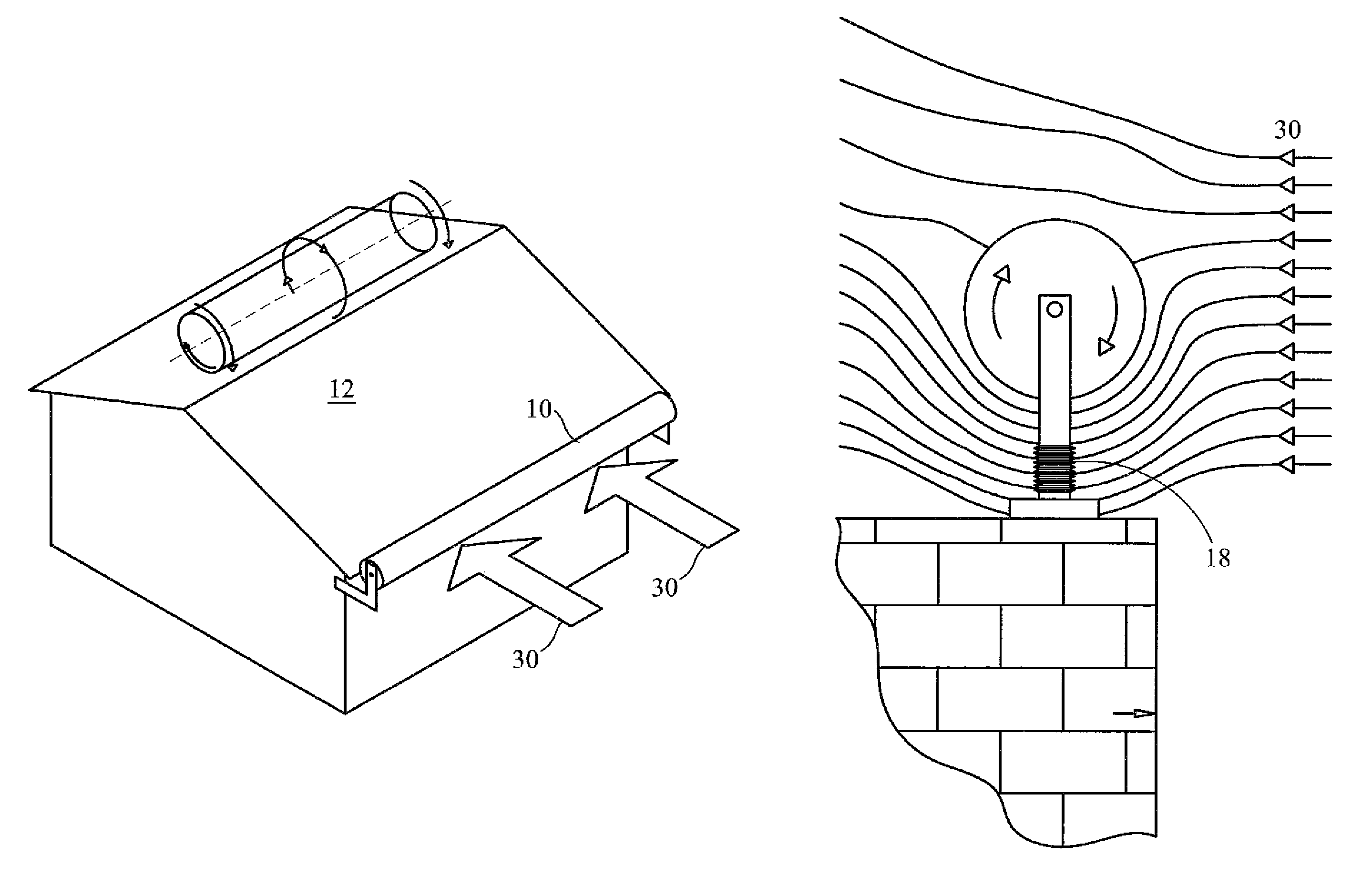 Wind mitigation and wind power device