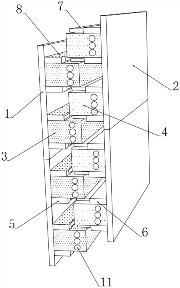 Novel sound insulation board for green building