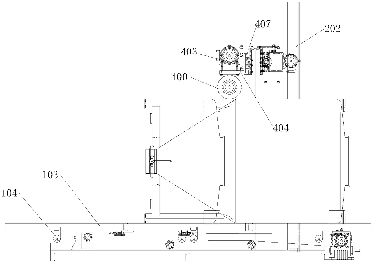 Hopper polishing machine capable of being automatically adjusted