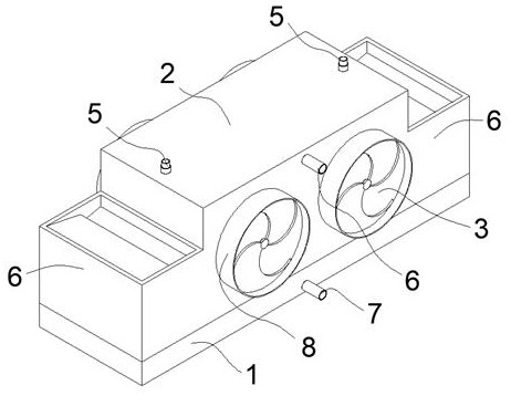 Novel evaporative condenser