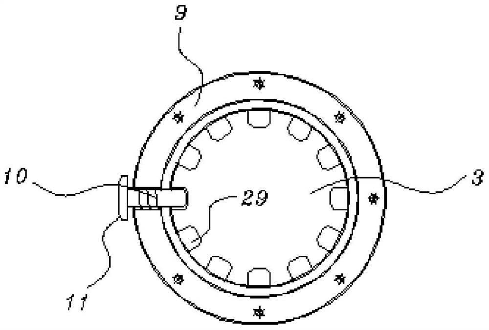 Water supply and drainage dispatching branch pipe butt joint supporting device used for municipal engineering