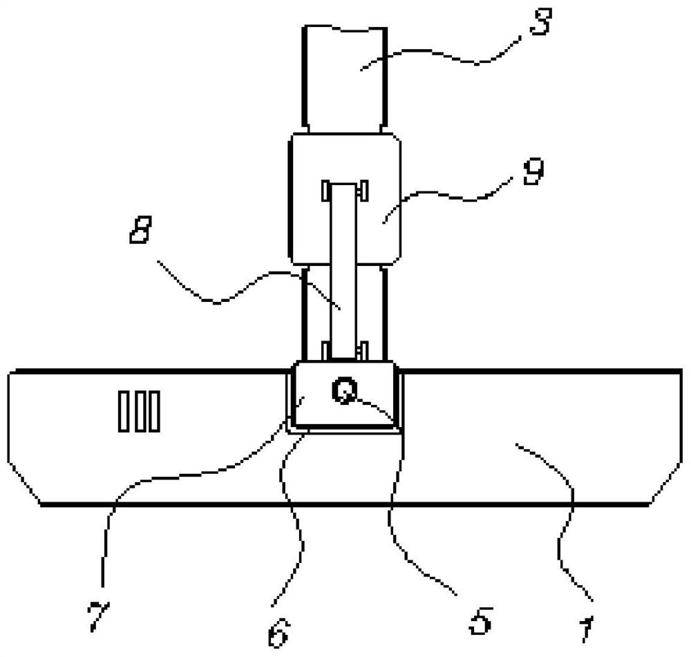 Water supply and drainage dispatching branch pipe butt joint supporting device used for municipal engineering