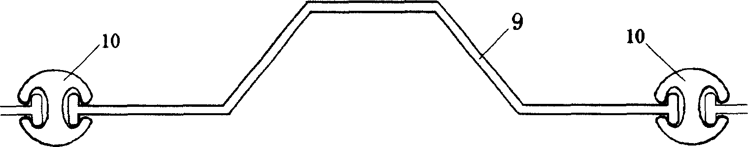 Structure of king crab type light dyke-dam and method