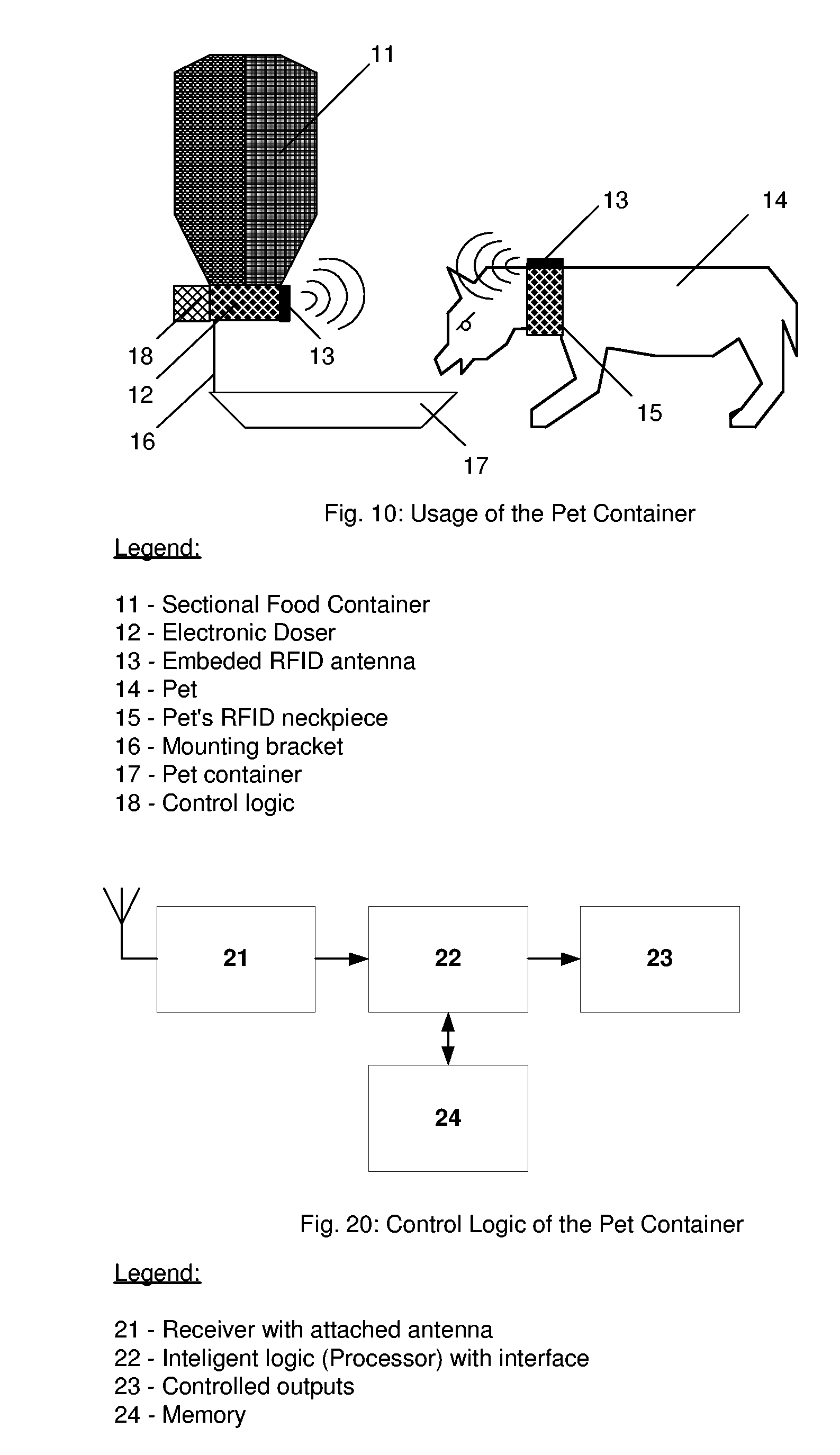 Method and apparatus for selectively feeding animals