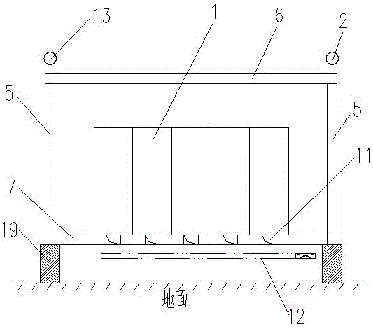 Modularized box-type integrated electronic control equipment for gas-fired power plants and its installation method