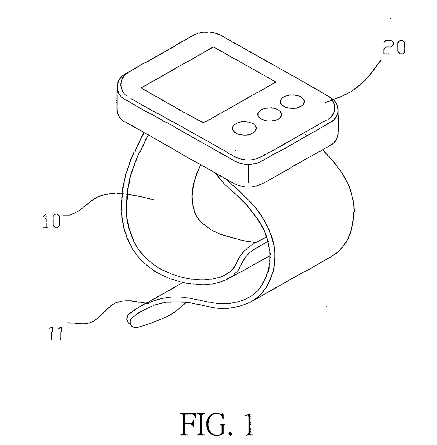 Sphygmomanometer with three-dimensional positioning function