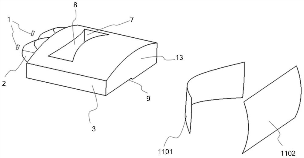 Vehicle lamp module system with extremely narrow opening and capable of being freely combined