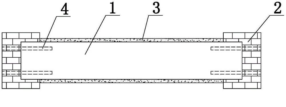 Rammed earth wall reinforcing method