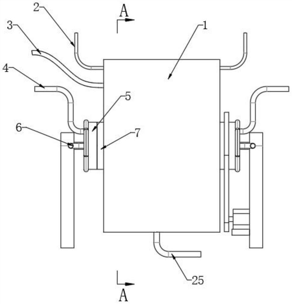 Rotary drum filter for treating by-products in production of titanium dioxide and use method of rotary drum filter