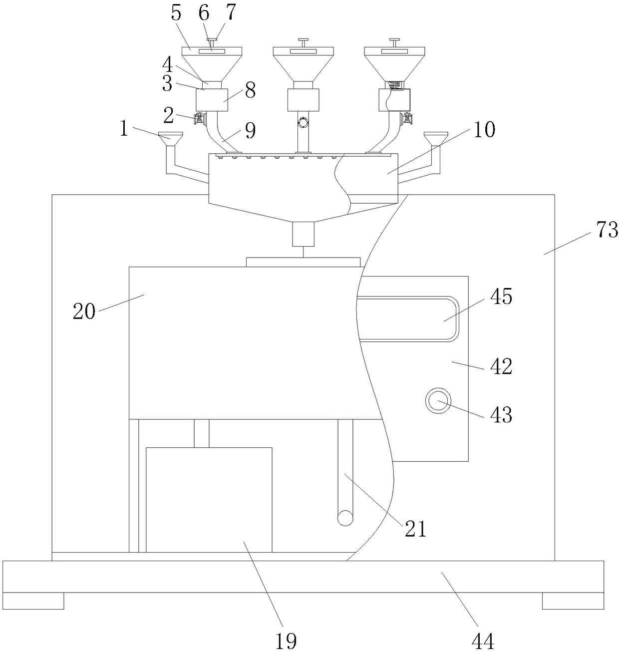 Chemical experimental waste liquid recovery processing device based on artificial intelligence