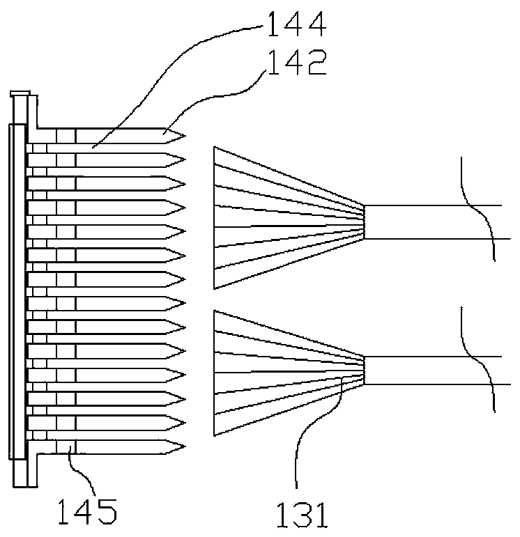 Jet atomization device and flotation device with same