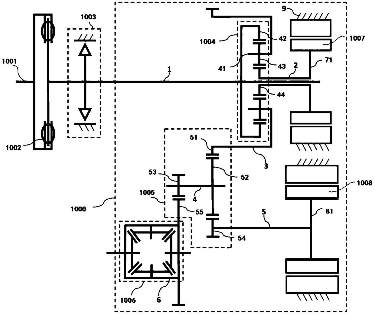 Novel hybrid power transmission device