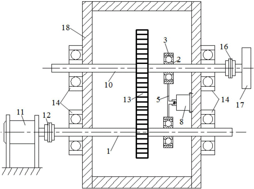 Combined damping device for vibration reduction and noise reduction of gear shaft system