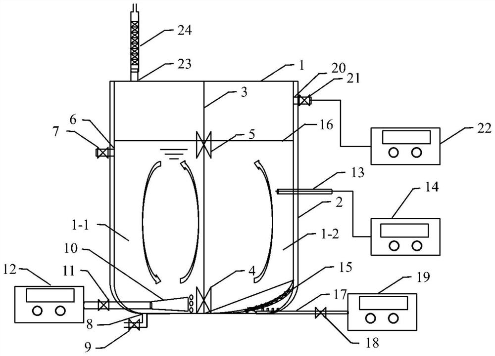 Automatic control device for self-heating high-temperature micro-aerobic stabilization and recycling of sludge