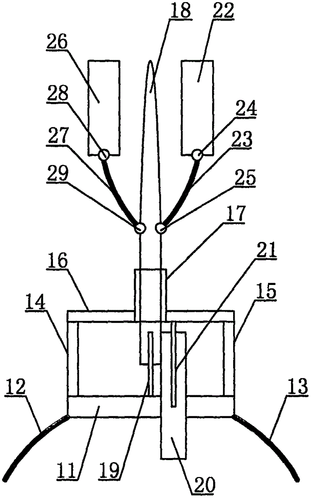 Lightning rod with rotary-tuning threaded post