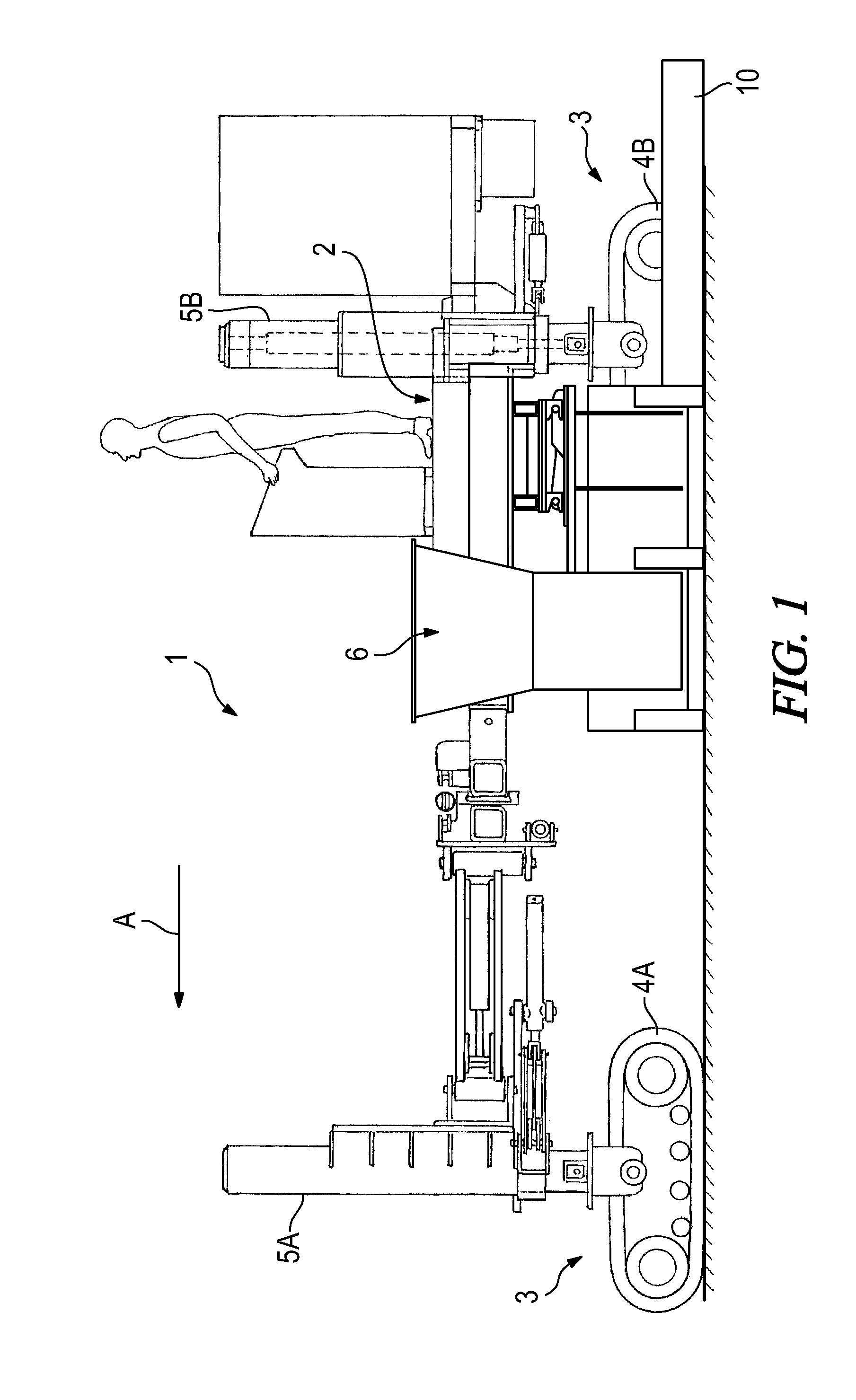 Self-propelled civil engineering machine system with field rover