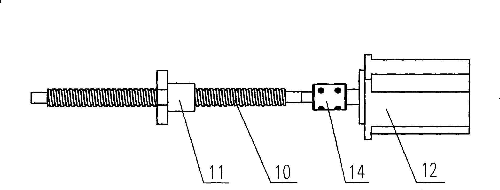 Body moveable structure of sewing machine